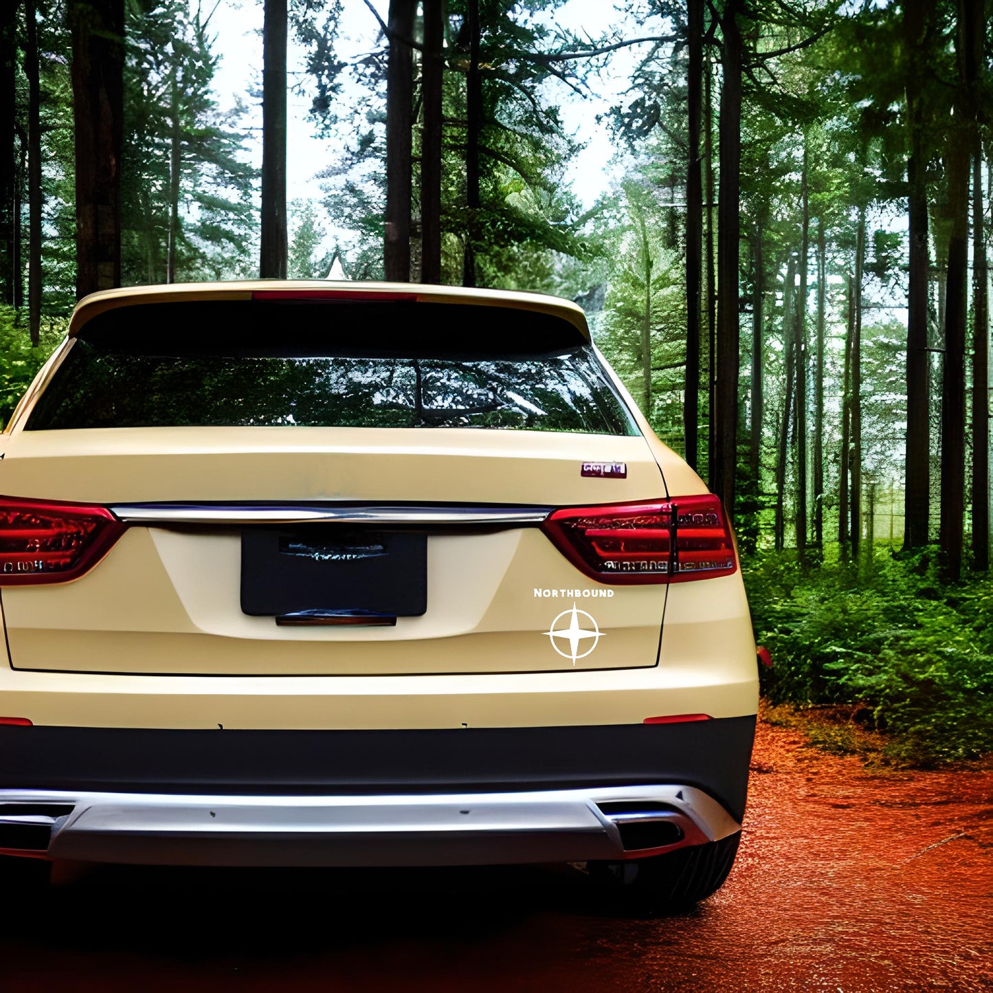 Northbound Decal Badge - Car Stickers - Car Styling Vinyl Decal - Sizes up to 11 Inches