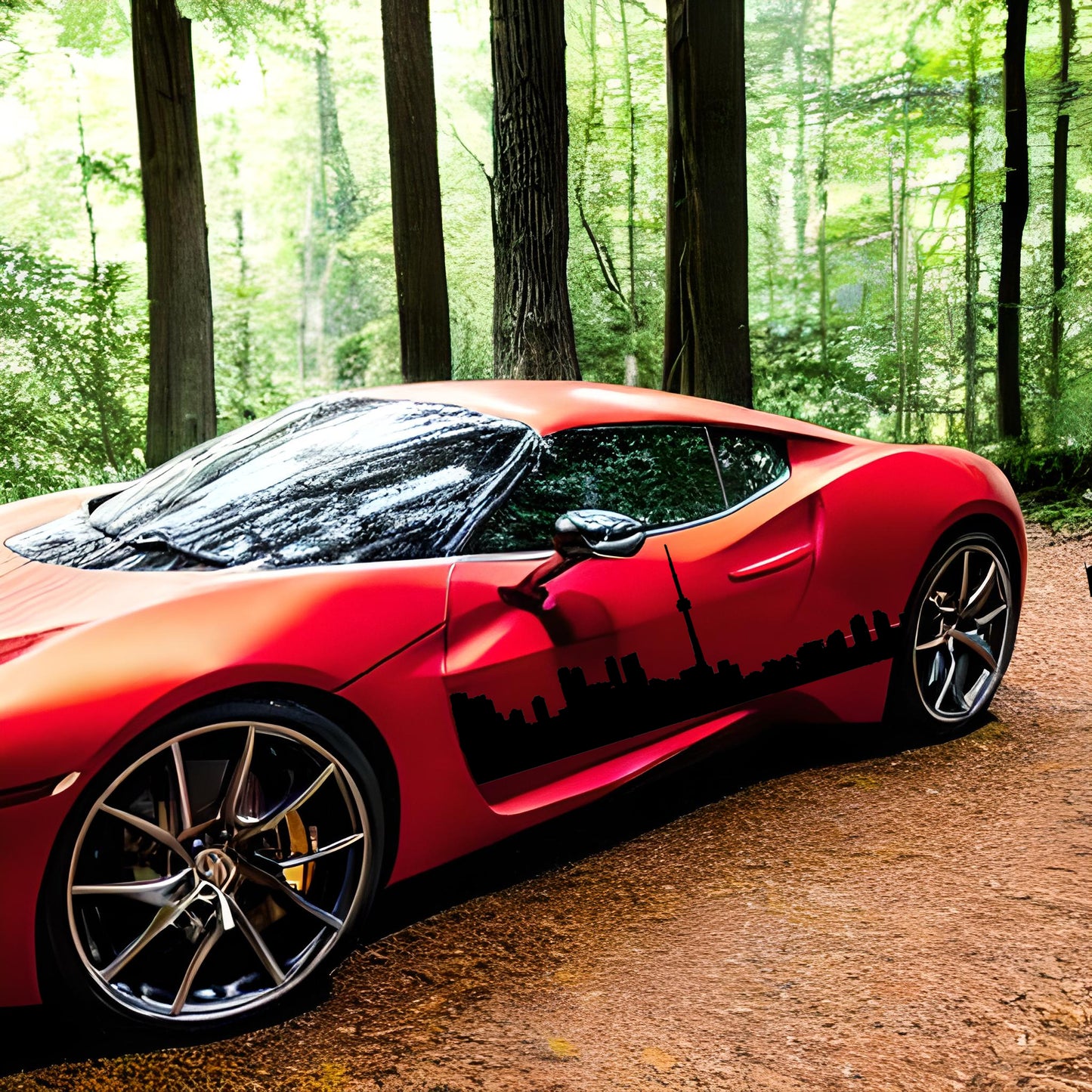 Toronto Cityscape Large Car Decal Badge - Car Stickers - Car Styling Vinyl Decal - Sizes up to 4 feet