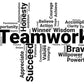Teamwork Office Word Art Large Size Removable Stickers for Living Room Home Décor Vinyl Wall Stickers and Art Murals - 9 Foot Max