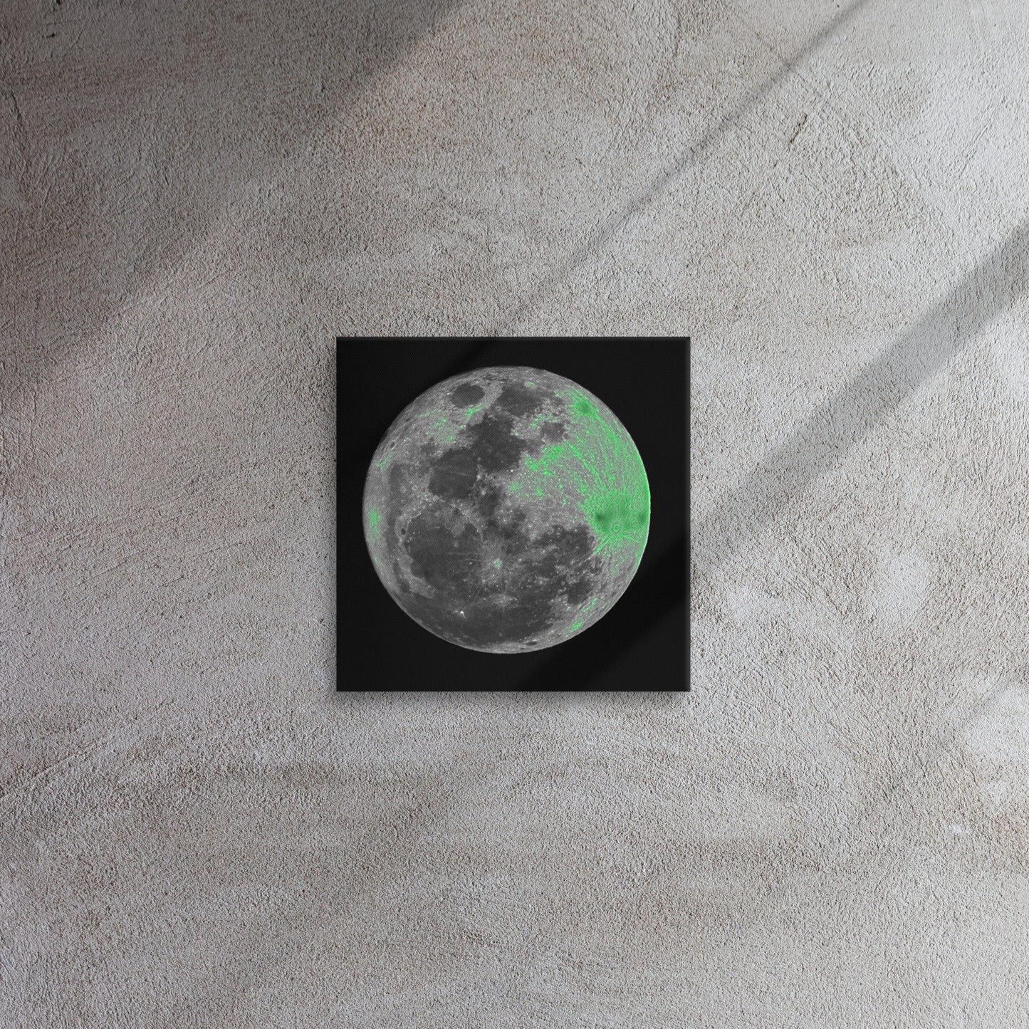 Neon Moon - Thin Canvas - Sizes up to 2x3 feet