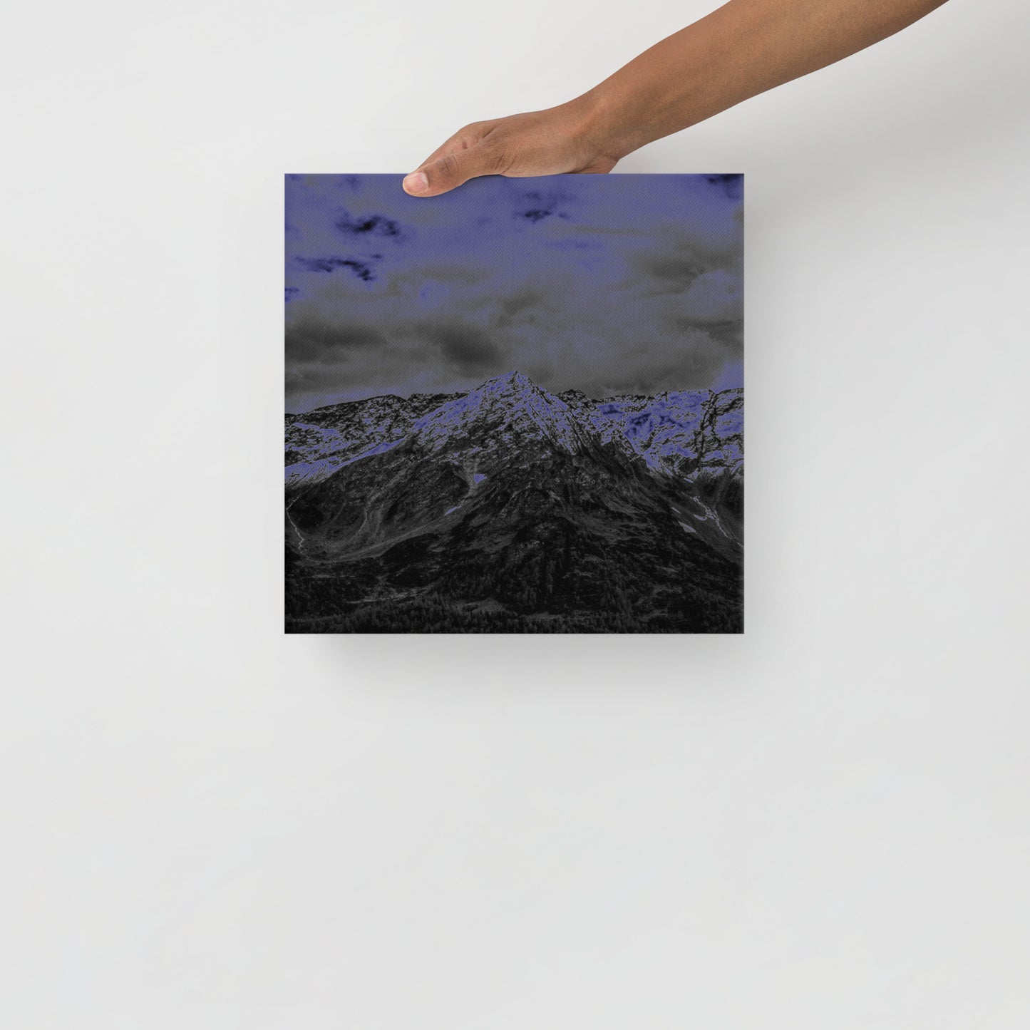 Neon Mountains - Thin Canvas - Sizes up to 2x3 Feet