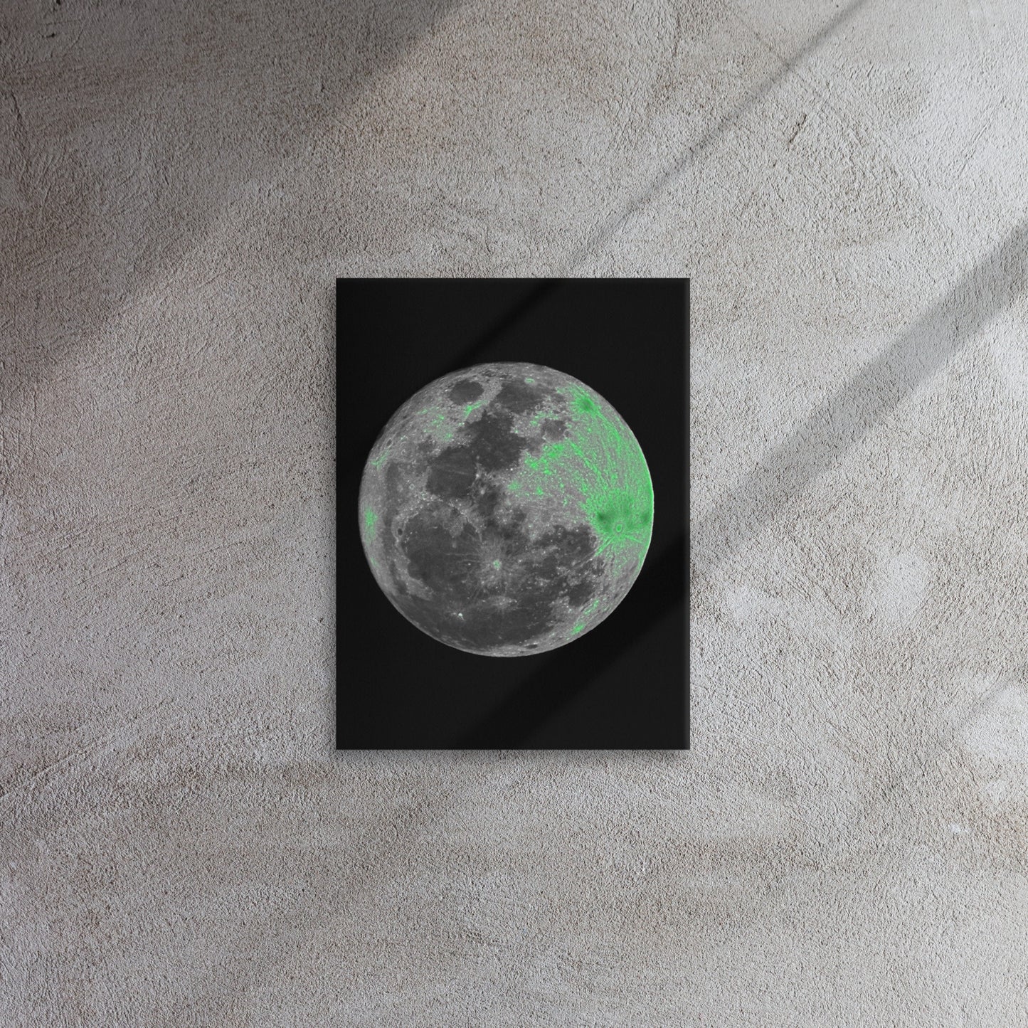 Neon Moon - Thin Canvas - Sizes up to 2x3 feet