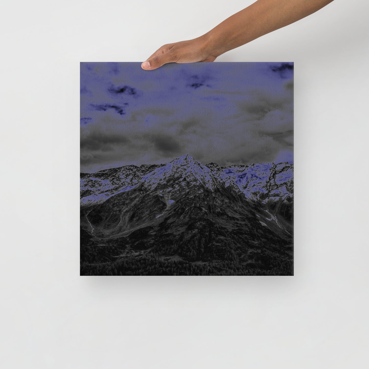 Neon Mountains - Thin Canvas - Sizes up to 2x3 Feet