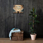 Exodus 14:14 Christian canvas wall art featuring Moses and the parted Red Sea displayed on dark wood wall