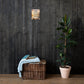 Come to Me and I Will Give You Rest Christian canvas displayed on dark wood wall with rustic decor