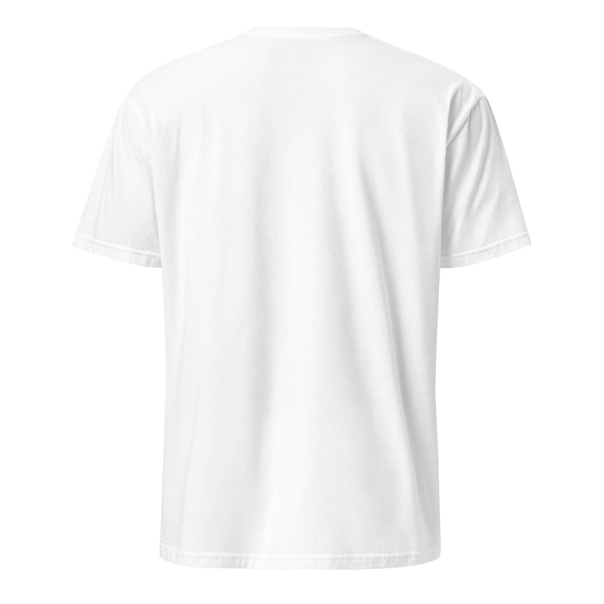White Gildan 5000 men's Christian T-shirt back view