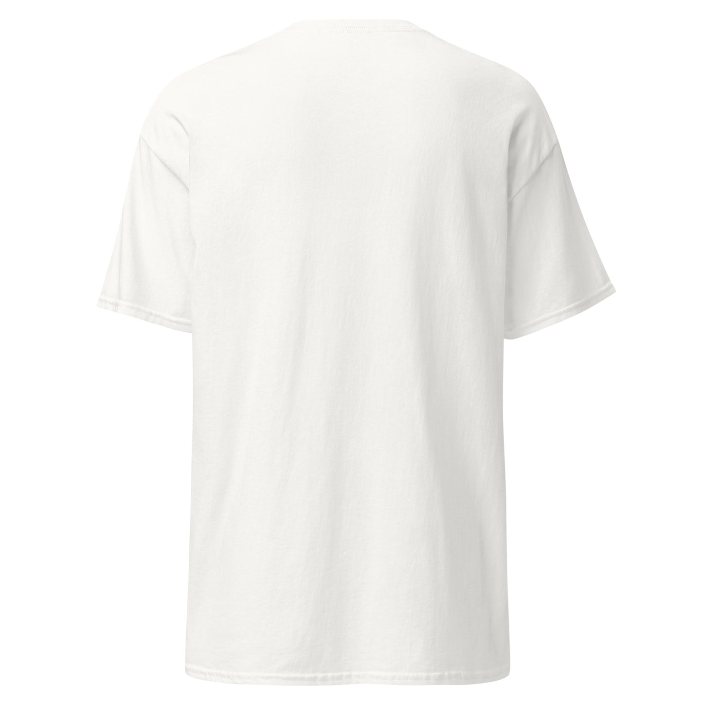 White Gildan 5000 Christian t-shirt back view