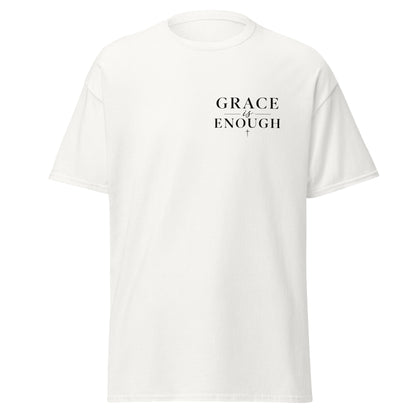 Grace Is Enough minimalist Christian t-shirt with cross design