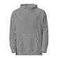 Gunmetal grey 2 Corinthians 5:7 hoodie with subtle left chest embroidery