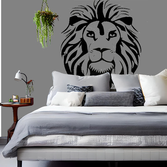 King of the Jungle Large Size Removable Stickers for Living Room Home Décor Vinyl Wall Stickers and Art Murals - 9 Foot Max