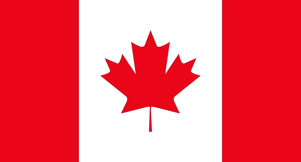 Canadian Flag Car Decal Badge - Car Stickers - Car Styling Vinyl Decal - Sizes up to 11 Inches