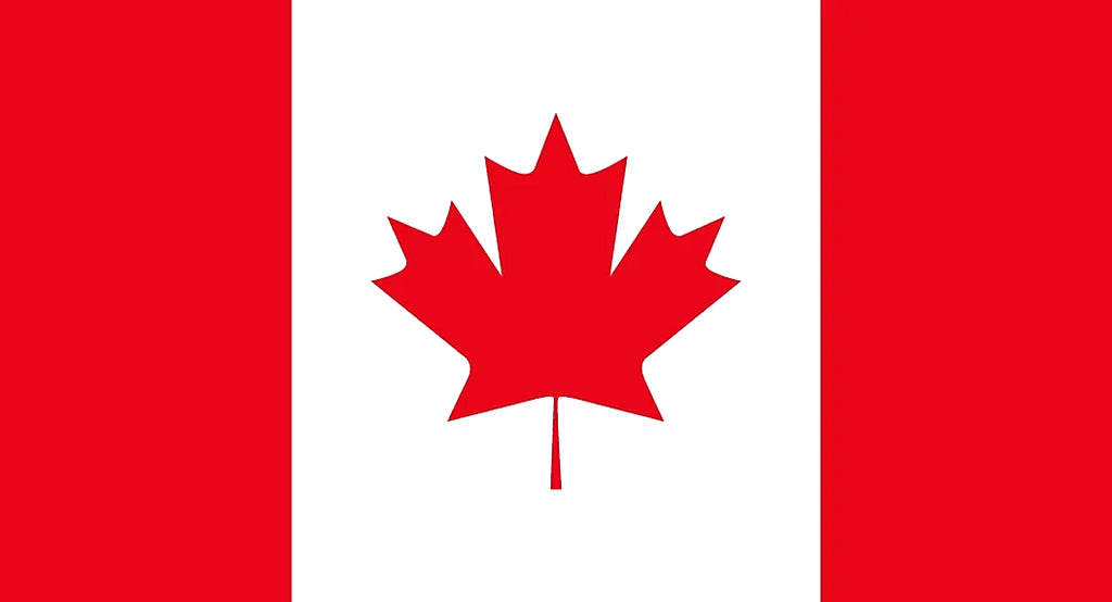 Canadian Flag Car Decal Badge - Car Stickers - Car Styling Vinyl Decal - Sizes up to 11 Inches