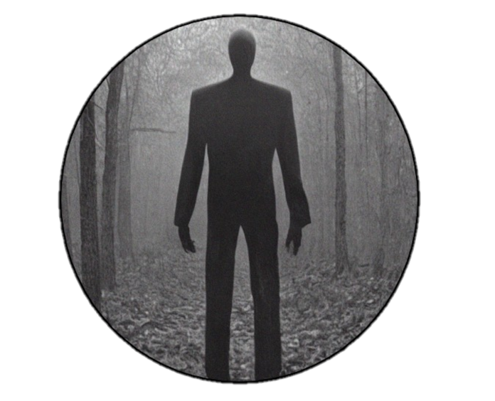 Slenderman viewed through a Peephole, Tshirt Design