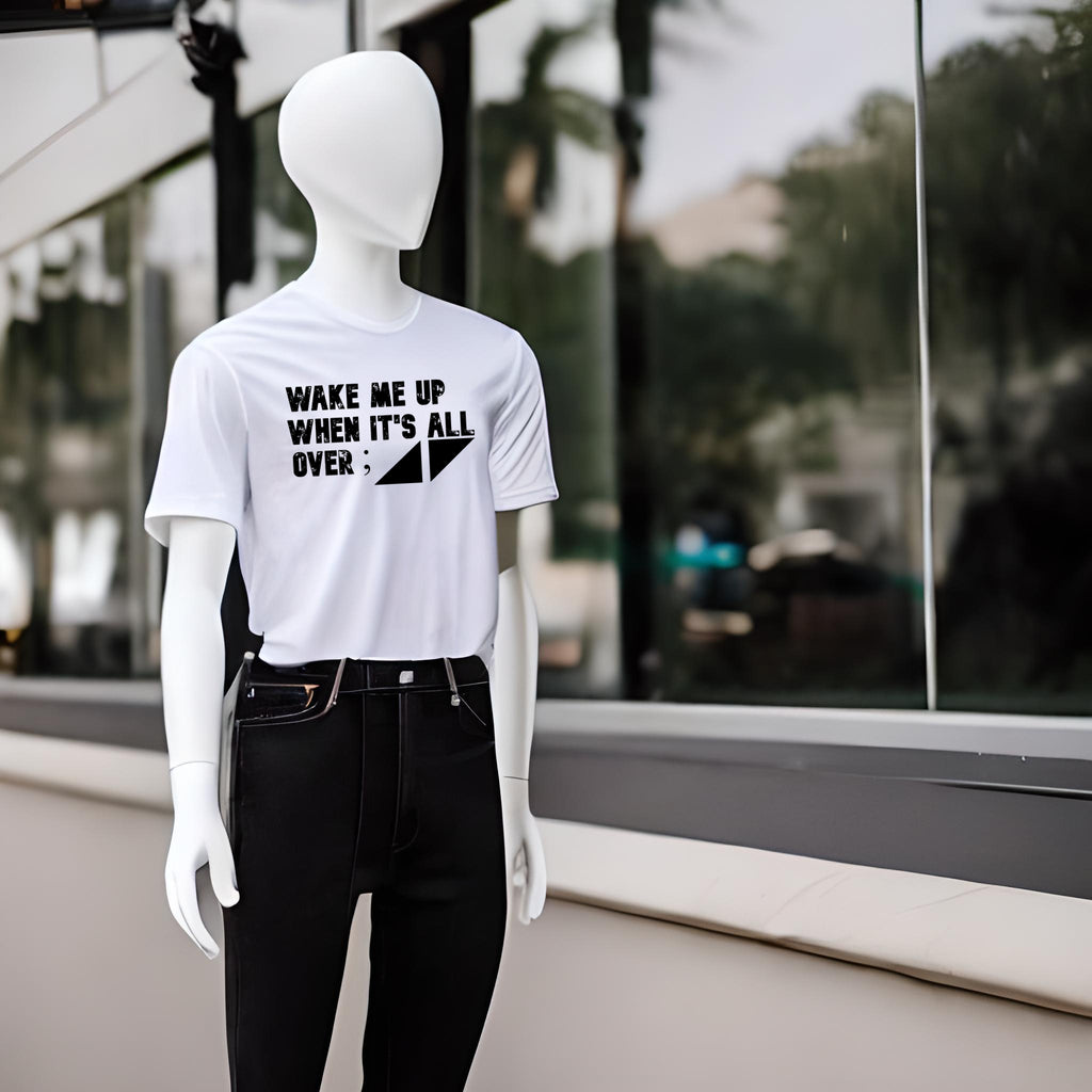 Wake Me Up T-Shirt Design Unisex - Sizes S-XXL