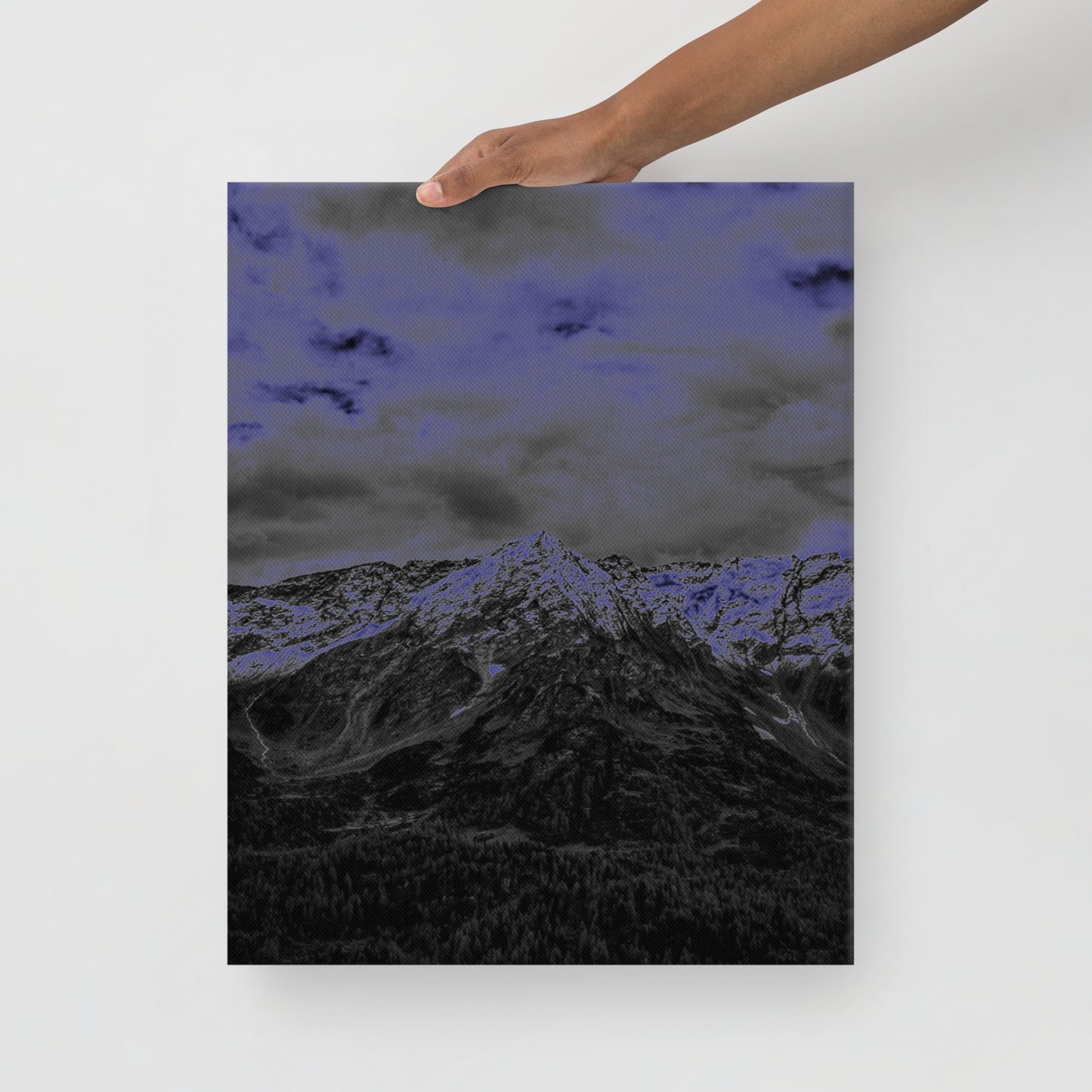 Neon Mountains - Thin Canvas - Sizes up to 2x3 Feet