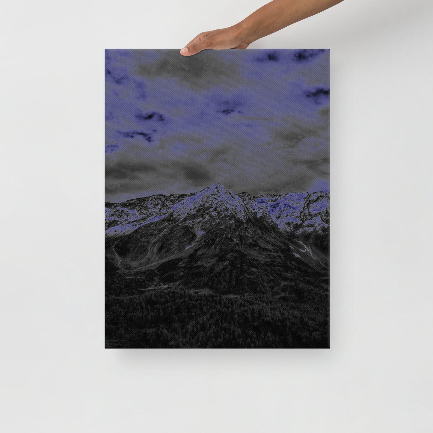 Neon Mountains - Thin Canvas - Sizes up to 2x3 Feet