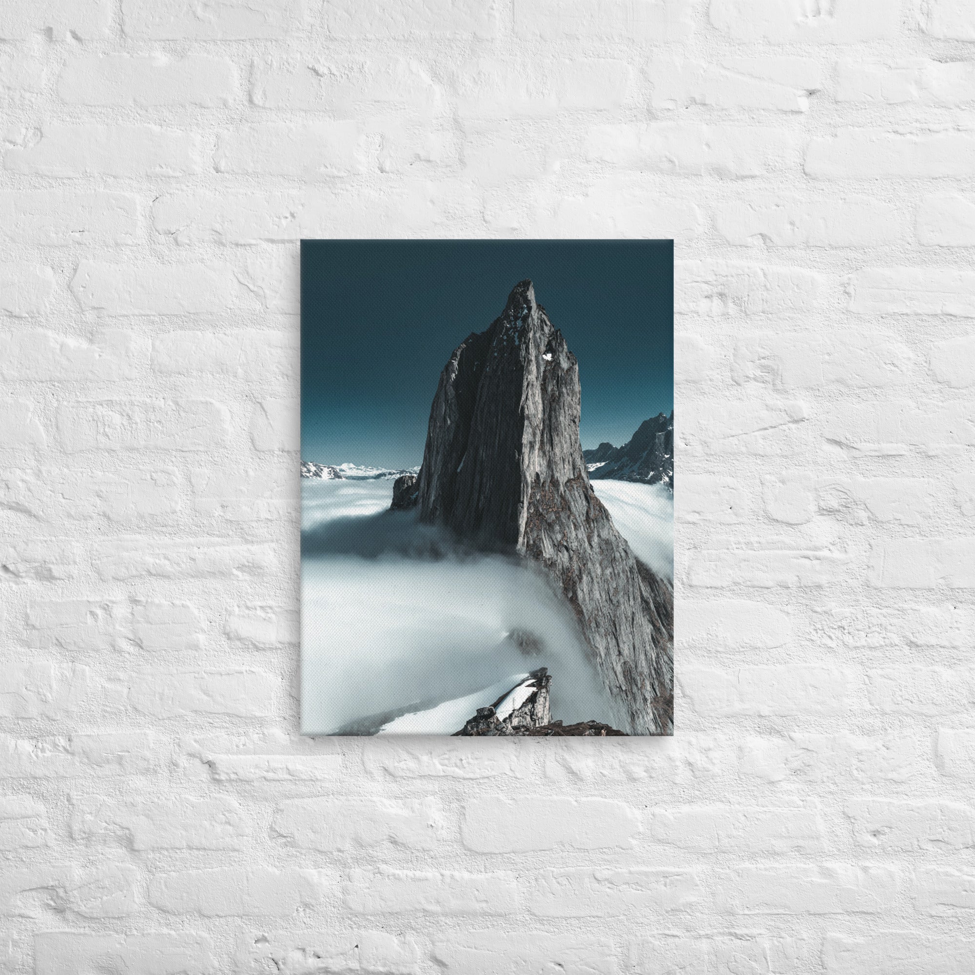 Cloud Top Mountain Range - Thin canvas - Sizes up to 1.5 x 2 Feet