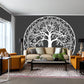 Yggdrasil The Tree Of Life Large Size Removable Stickers for Living Room Home Décor Vinyl Wall Stickers and Art Murals - 9 Foot Max